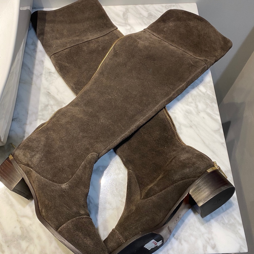 Donald J. Pliner Brown Over the Knee Boots